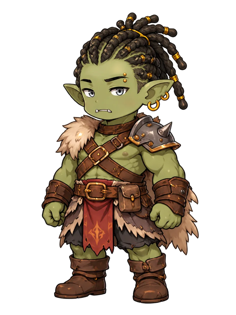 Ork mit Dreadlocks